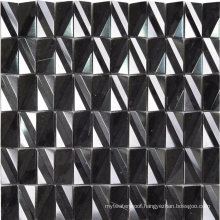 300X300 Australia Classic Style Building Black Marble Mosaic Tile